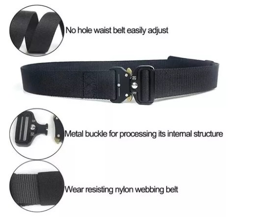 CINTURÓN TÁCTICO METÁLICO